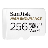 SANDISK SanDisk High Endurance - flash-minneskort - 256 GB - mikroSDXC UHS-I