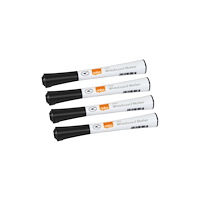 NOBO Nobo Glide Whiteboard Penna Fin Spets 4/Fp, 4 styck, Svart,...