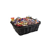 KARAMELLO Godis Presentkorg svart inslaget 2,5kg