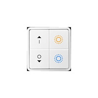 Solar Plus Trådløst bluetooth tryk med 4 taster, som giver mulighed for...