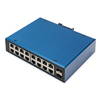Digitus DIGITUS - switch - industriell - 16 portar - ohanterad
