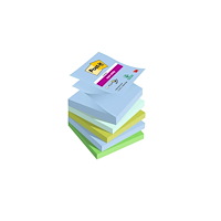 Post-it Post-It Super Sticky Z-Notes Oasis, 76 x 76 mm, pakke a 5 st...