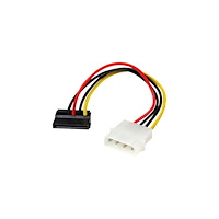 StarTech.com StarTech.com 15 cm 4-stifts Molex till vänstervinklad SATA-strömkabeladapter - strömadapter - SATA-ström till 4 pin inte...