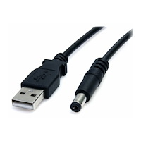 StarTech.com StarTech.com USB till 5,5 mm strömkabel - cylindrisk kontakt av typ M - 91 cm - strömkabel - USB (endast ström) till DC-...