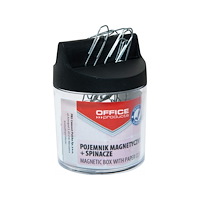 Office Products Office Products magnetiskt fack för gem, rund, med gem, tran...