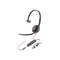 HP HP Poly Blackwire 3215 - headset - 3,5 mm kontakt, USB-C
