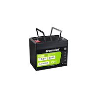 GREENCELL Green Cell LFPGC12V80AH, Litiumjärnfosfat (LiFePo4), 12,8 V,...