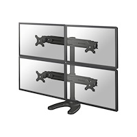 NewStar Neomounts FPMA-D700DD4 ställ - fullständig rörelse - för 4 LCD-bildskärmar - svart