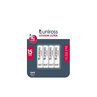 Uniross Batteries Litium Ultra AAA/FR03 1,5V