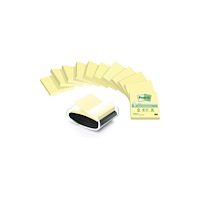 3M Post-it Z-notes Millenium dispenser + 12 Recycled Z-notes bl...
