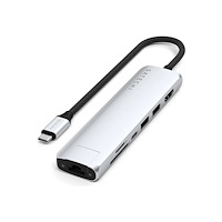 Satechi Satechi 7-in-1 - dockningsstation - USB-C / USB 3.2 Gen 2 x 2 - HDMI - 1GbE