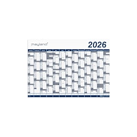 Mayland-Burde A/S Kæmpekalender 1x13 måneder 2026 PP-plast