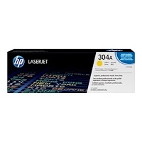 HP HP 304A - gul - original - LaserJet - tonerkassett (CC532A)