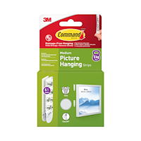 3M 3M Command Strips White Medium 4 Sets
