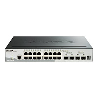 D-Link D-Link DGS 1510-20 - switch - 20 portar - smart - rackmonterbar