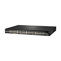 Hewlett Packard Enterprise HPE Aruba 2930F 48G PoE+ 4SFP - switch - 48 portar - Administrerad - rackmonterbar
