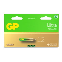 GP Batteries GP Ultra batteri - 12 x AAA - alkaliskt