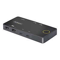 StarTech.com StarTech.com 2-Port USB-C KVM Switch, Single-4K 60Hz HDMI Monitor, Dual-100W Power Delivery Pass-through Ports, Bus Powe...