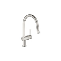 GROHE GROHE 32321DC2, Öppnas utåt, Stål, Hävarm, Single, Super ste...