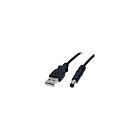 StarTech.com StarTech.com 2m USB to Type M Barrel Cable - USB to 5.5mm 5V DC Cable - USB to Barrel Jack 5V DC Plug (USB2TYPEM2M) - st...