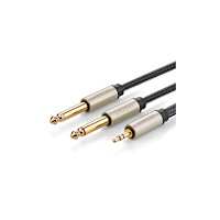 Ugreen Ugreen 10613, 2 x 6,35mm, Hankoppling, 3,5mm, Hankoppling, 1...