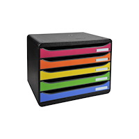 EXACOMPTA Exacompta BIG-BOX PLUS LANDSCAPE IDERAMA A4+ - lådskåp - harlekin