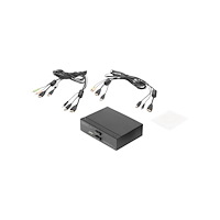 Digitus DIGITUS DS-12870 - omkopplare för tangentbord/video/mus/ljud/USB - 2 portar