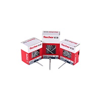 Fischer Fischer 670236, Skruv, Metall, Trä, Allmän användning, Helt...