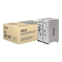 Club-3d Club 3D - dockningsstation - USB-C - VGA, 2 x HDMI, DP - 1GbE