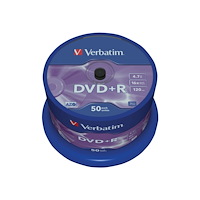VERBATIM Verbatim - DVD+R x 50 - 4.7 GB - lagringsmedier