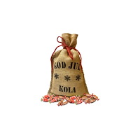 Carl Choklad&Present Godis Julsäck Kolamix jute 800g