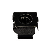 StarTech.com StarTech.com 10-32 Cage Nuts - 50 Pack - Rack Mount Clip Nuts - For Square Hole Server Rack - Black (CABCAGENUTS1032) -...