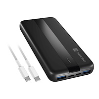 NATEC Natec TREVI SLIM Q power bank - Li-pol - USB-C, 2 x USB - 20 Watt