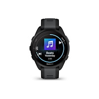Garmin Garmin Forerunner 165 Music - svart - sportklocka med band - skiffergrå - 4 GB