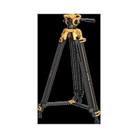 SMALLRIG SmallRig 5523 Video Tripod with Heavy-Duty Fluid Head AD-01 (BumbleBee Edition）
