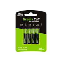 GREENCELL Green Cell Rechargeable batteri - 4 x AAA - NiMH
