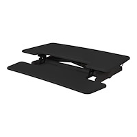 BAKKER & ELKHUIZEN Bakker Elkhuizen Adjustable Sit-Stand Desk Riser 2 ställ - för LCD-skärm/tangentbord/mus - svart