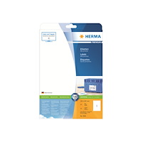 HERMA HERMA Premium - laminerade etiketter - matt - 25 etikett (er) - A4