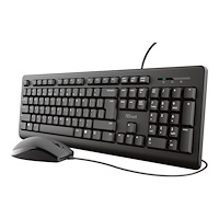 Trust Computer Products Trust Primo - sats med tangentbord och mus - QWERTZ - tysk Inmatningsenhet