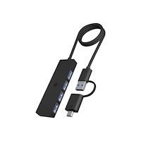 RaidSonic Technology ICY BOX IB-HUB1424-C3 - hubb - 4 portar