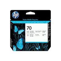 HP HP 70 - ljusgrå, foto-svart - skrivhuvud