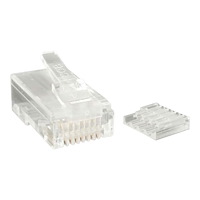StarTech.com StarTech.com Cat 6 RJ45 Stranded Modular Plug Connector - 50 Pack (CRJ45C6STR50) - nätverkskontakt - klar