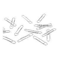 Durable DURABLE - pappersklämmor - 50 mm - zink - paket med 100