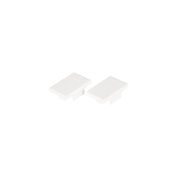 Solar Plus Slutstycke Art Low White 2 st, för E-7504022 Profil Art Low...