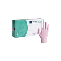 Abena Abena - handskar - small - nitrilgummi - rosa (paket om 100)