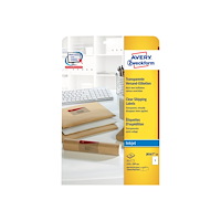 AVERY Avery - transparenta adressetiketter - 25 etikett (er) - A4