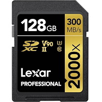 LEXAR LEXAR PRO 2000X SDHC/SDXC UHS-II U3(V90) R300/W260 (UTAN KOR...