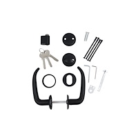 Home > It HOME It® Handtagssats för ytterdörr med 3 nycklar matt svart