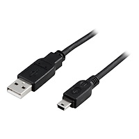 Deltaco DELTACO USB-24S - USB-kabel - USB till mini-USB typ B - 1 m