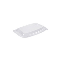Plus Pack Låg t/plastbakke BISTRO 980ml 254x174x23 OPS dome